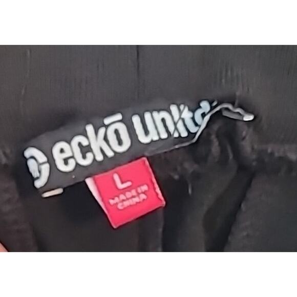 Vintage Marc Ecko Unltd Sweatpants Men’s L Black Red Rhino Logo - Picture 5 of 11